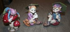 3 Pixie Woodland Figuren  - Anthony Fisher Kobold Deko Fantasy