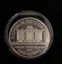 Österreich Wiener Philharmoniker 2013 - 1 Unze/Oz /1,5 EURO Silber(999/1000)