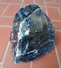 1 Stk. GLASBROCKEN BLAU