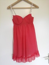 Süßes Nachthemd Babydoll Negligee Dessous 38 / C-Cup