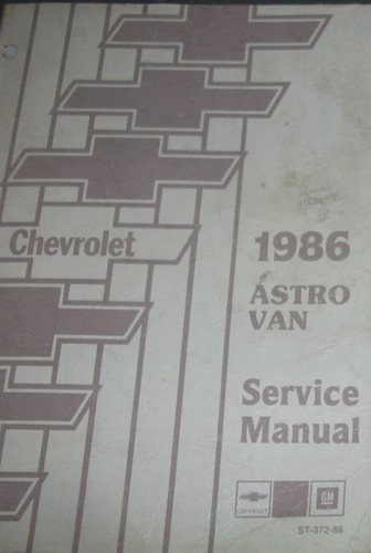 1986 chevy astro van - chevy,