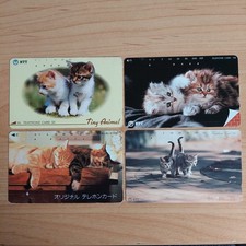 4 Telefonkarten Japan 1988/93