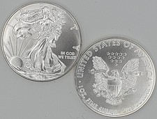 USA Silber American Eagle Liberty Freiheitsstatue 1 oz Unze Typ 1 Jahrgang Wahl