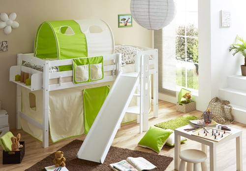 Ticaa hochbett mit rutsche - ticaa,