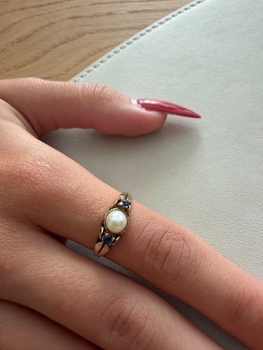 Antiker ring 585 - 585, perle