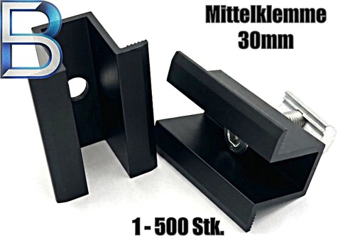 Modul mittelklemme schwarz - pv-modul,