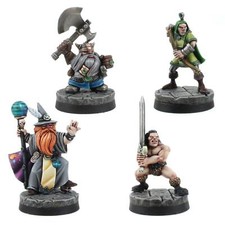 WWG Fantasie Held Miniaturen für 28 mm Wargaming oder Tabletop Rollenspiele