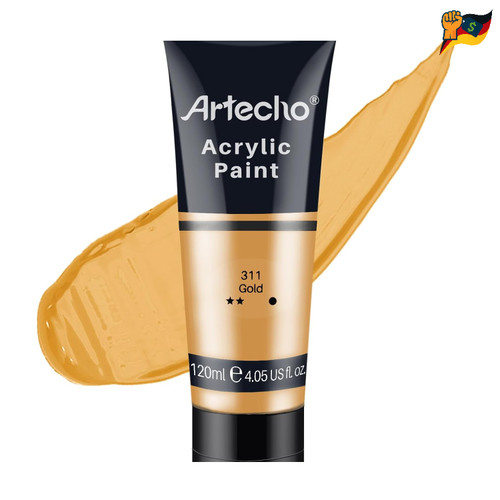 Artecho acrylfarbe 120 gold - artecho,