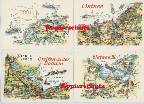 Postkarten ddr ostsee - postkarten,