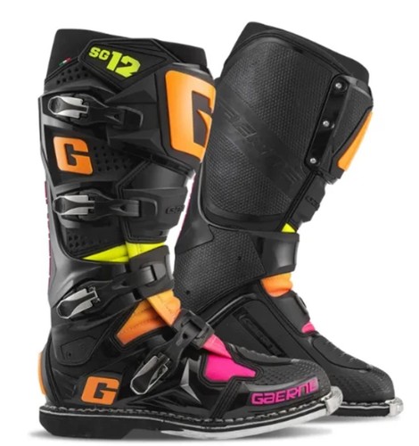 Gaerne sg12 schwarz orange - schwarz,