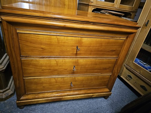 Biedermeier kirschbaum kommode - biedermeier,