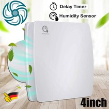 Badlüfter Lüfter Rückstauklappe Ventilator Ø 100 mm Nachlauf Feuchtesensor Leise