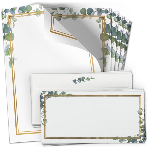 Briefpapier eukalyptus set - briefpapier,