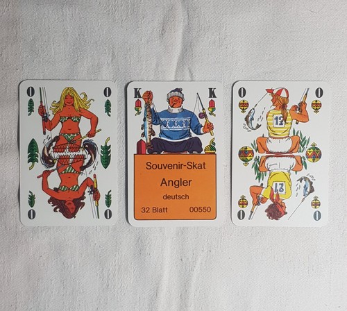 Ddr skatkarte angler motive - ddr,