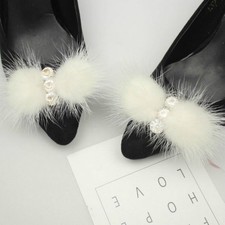 Nerz pelz pom schuhe - 2,