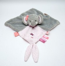 Nattou Elefant grau rosa