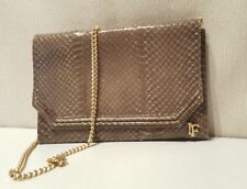 Louis Feraud Schlangenleder  Vintage Schultertasche Clutch Handtasche Tasche