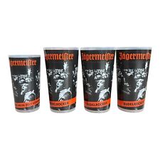 4 Jägermeister Becher Festival Schriftzug Bruchsicher Logo 0,2l  0,3 l Party