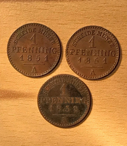 Lippe detmold 1 - x, pfennig