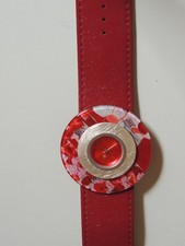 Deja vu Uhr mit Lederband und