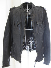 tigha Lederjacke aus Schafleder dunkelbraun Gr. S Top-Zustand !!