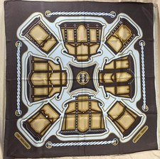 Hermès Tuch - Schal - Les Berlines - Seide - 90cm - Hermes