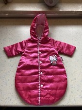 Götz Puppe Wagensack Pink Hello Kitty 5445 Haba Kleidung Winter Anzug 38cm TOP