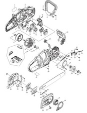 Makita Ersatzteile für DUC353 Akku Kettensäge