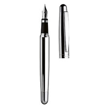Otto Hutt,Füllfederhalter Pen Design 02,Sterling Silber, Glatt,Poliert,Feder M