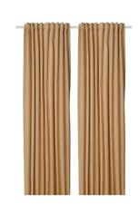 NEU IKEA SANELA Lichtfiltervorhänge, 1 Paar, beige, 140x250 cm, 505.601.74