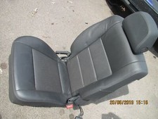 Opel Signum - guter Sitz Sessel Leder schwarz Einzelsitz Rücksitzbank hinten re