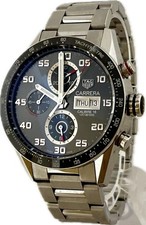 Tag Heuer Carrera Calibre 16 CV2A1U.BA0738 Grau Auto Herrenuhr TOP A4823