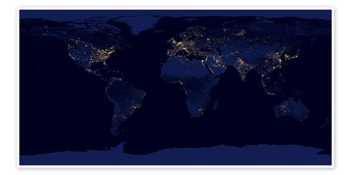 Poster erde bei - -, nasa