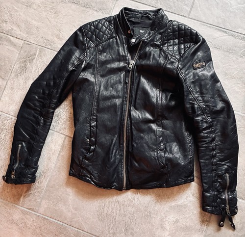 Tigha lederjacke schwarz - lederjacke, gr