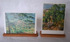 Fotohalter, Postkartenhalter, Birnbaumholz, 16cm/11,5cm x 3,8cm x 1,2 cm, 2 St