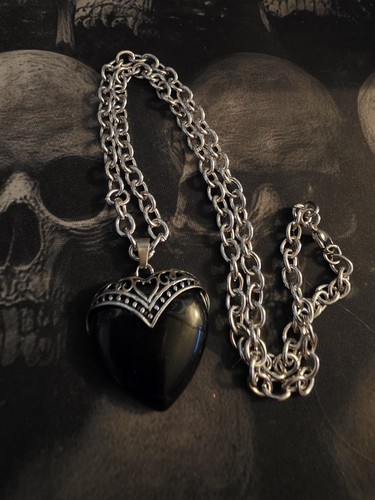 Gothic herz kette damen - gothic,