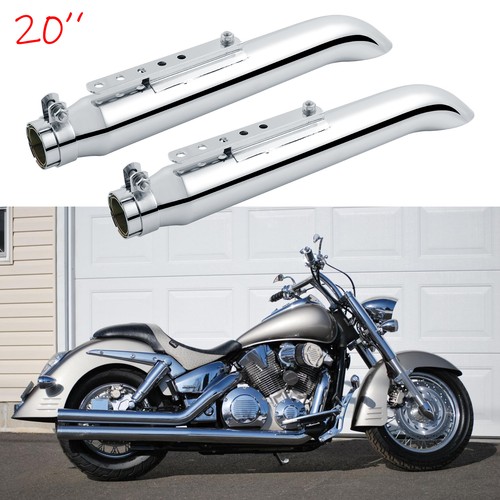 Chrom auspuff - 2x,