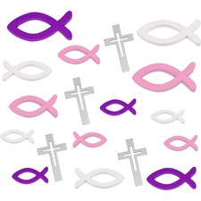 Holzfische Taufdeko Streudeko