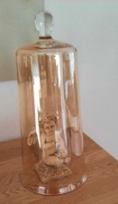 Glasglocke mit Engel