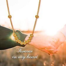 Kette Pure Gold Au 750 Perlenkette 18K mit Zertifikat Real Gold Schmuck Geschenk