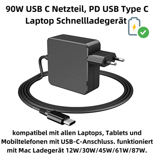 B28c 90w usb netzteil - usb, c