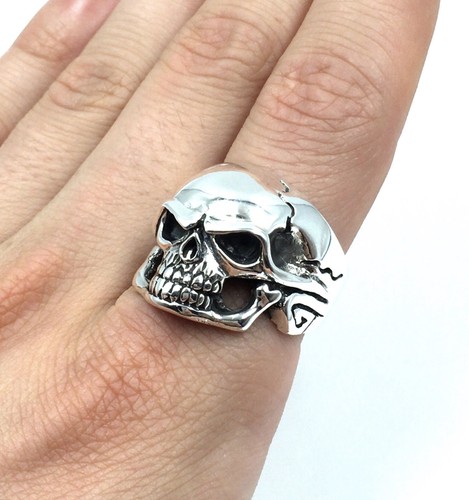 Massiver 925 silber totenkopf - massiver,