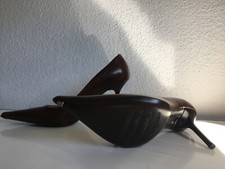 Gianmarco Lorenzi High Heel Pumps dunkelbraun nur anprobiert