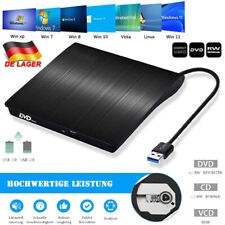 Externes CD/DVD Laufwerk USB 3.0/2.0 Brenner Player für PC Laptop Windows 11 10