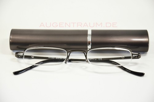 Metall lesebrille grau - lesebrille,