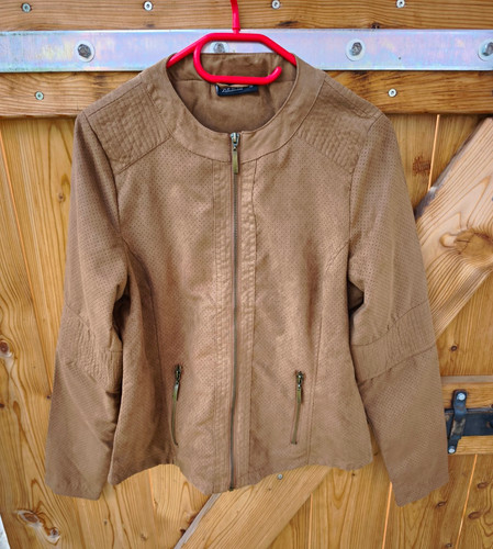 Kunstlederjacke damen braun - damen,