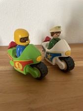 Playmobil 123 Motorrad Und Polizei Motorrad Mit Fahrer Und Polizist