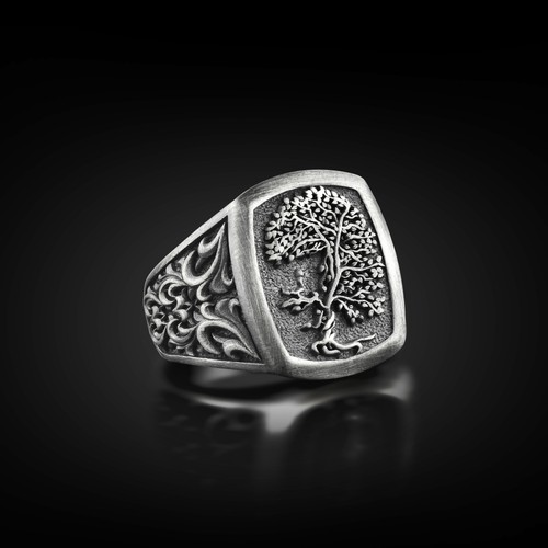 925 sterling silber yggdrasil - silber,