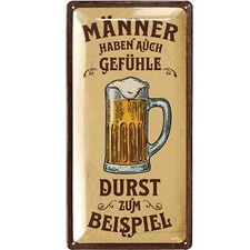 Retro Blechschild Bier 