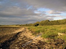Foto 12x8 Gosford Sands Craigielaw Abendsonne auf Gosford Sands. c2010